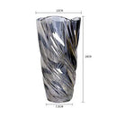 Axyaa Crystal Glass Hydroponic Vase for Art Flower Arrangement and Decor