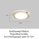Axyaa Nordic LED Ceiling Lights - Modern Chandeliers for Living Room, Bedroom, and Study
