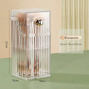 Axyaa Clear Makeup Organizer with Drawer and Lid - Cosmetic Storage Box