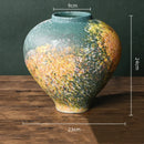 Axyaa Retro Chinese-style Porcelain Flower Vase Set - Earthenware & Kiln-transformed Accessories