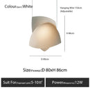 Axyaa Designer Silk Fabric Chandelier LED Hanging Lamp for Home Decor