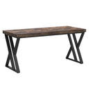 Axyaa 55" Study Desk with Z-Shaped Metal Leg - Modern Home Office Computer Desk