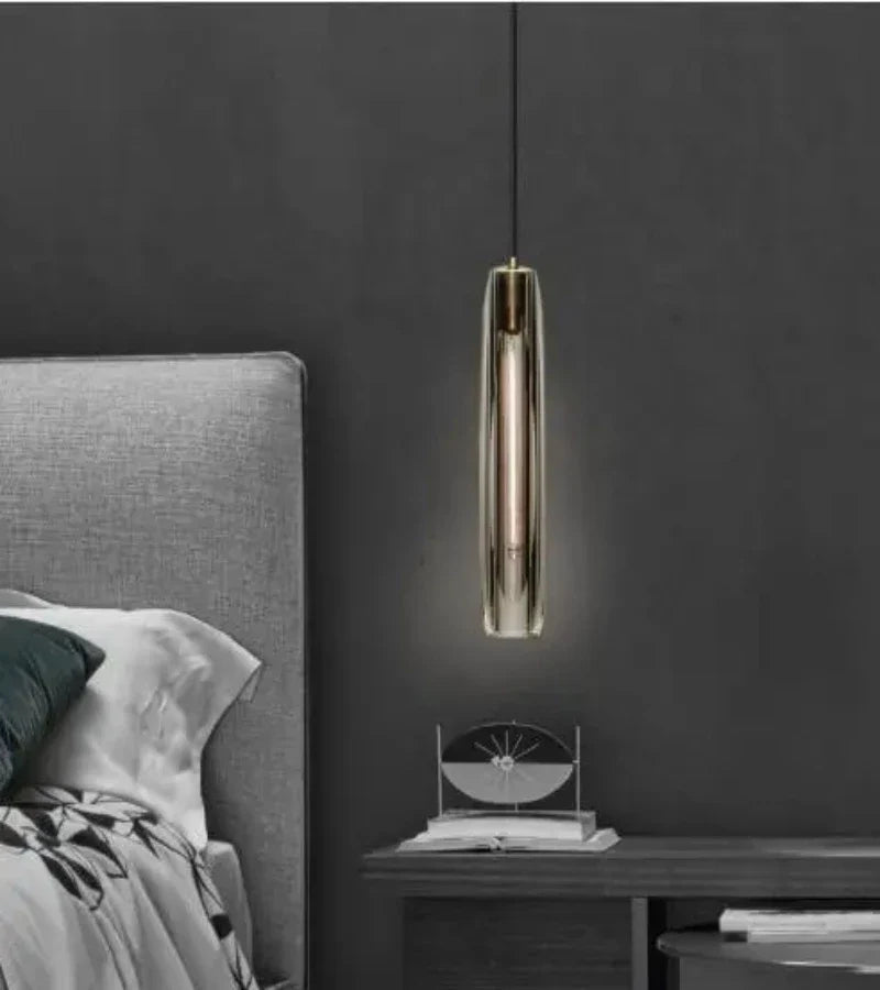 Axyaa Tulip Crystal Chandelier: Elegant Postmodern Copper Light for Bedroom, Bar, and More
