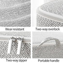 Axyaa Large Capacity Non-woven Quilt Storage Bag, Waterproof Organizer for Duvet and Blankets