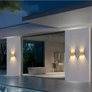 Axyaa Gold Aluminium LED Wall Sconce Waterproof Up/Down Indoor Wall Lamp