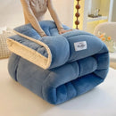 Axyaa Lamb Wool Quilt - Thick Thermal Winter Quilt Core - Single Student Dorm Quilt