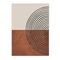 Axyaa Geometric Abstract Canvas Art Poster Mid Century Bohemia Wall Decor