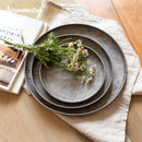 Axya Round Iron Lace Tray: Vintage Retro Home Decoration & Wedding Props