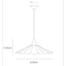 Axyaa Lotus Leaf Nordic Ceramic Chandelier - Modern Minimalist Table Lamp