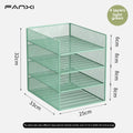 Axyaa Desktop Metal File Rack & Book Stand for Office Organization