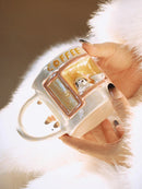 Axya Puppy Couple Ceramic Coffee Mug Set, 300-400ml