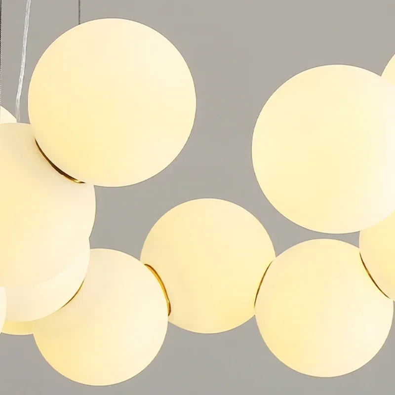 Axyaa Nordic Style Indoor Lighting Fixtures: Living Room Chandelier, Dining Room Ceiling Lamp
