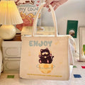 Axyaa Kawaii Thermal Lunch Bag for Women Girl Kids - Bento Pouch Food Storage