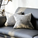 Luxury Velvet Gold Christmas Cushion Cover by Axyaa - Home Decor Sofa Bed Pillowcase