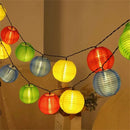 Axyaa Solar LED Lantern String Lights for Outdoor Garden Decoration