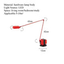 Axyaa Industrial Floor Lamp Adjustable LED Study Minimalist Light