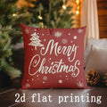 Axyaa Christmas Snowflake Holiday Pillows Pattern Cover for Sofa Bedroom Car