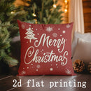 Axyaa Christmas Snowflake Holiday Pillows Pattern Cover for Sofa Bedroom Car