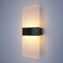 Axyaa LED Wall Light, Aluminum Acrylic Hardwire Sconces for Bedroom, Living Room