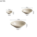 Axyaa Ceramic Tableware Set with Various Bowls for Serving and Dining