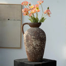Axyaa Antique Terracotta Pottery Vase Jug Pitcher 14.2 Inch