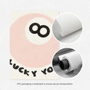 Axyaa 8-Ball Wall Art, Stylish Vintage Print for Living Room, Bedroom & Kitchen