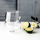 Axyaa Elegant Red Wine Glasses Set High Borosilicate Glass Water Cup Twisted Glass Cup