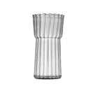Axyaa Glass Cups, Vertical Pattern, Single-layer, American Style for Milk, Juice, Coffee.