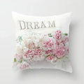 Axyaa Retro Floral Rose Print Pillowcase for Farmhouse Decor 45*45cm