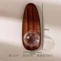 Axyaa Glass Wall Vase for Flowers and Plants