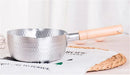 Axya Japanese Wooden Handle Aluminum Cooker for Gas Stoves