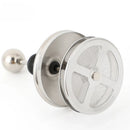 Axyaa Stainless Steel Milk Frother Cup with Double Filter Screens for Latte Art
