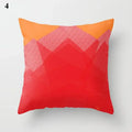 Axyaa Geometric Pillow Case: Modern Red Design for Home Decor