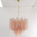 Axyaa Colorized Glass LED Chandelier for Living Room, Kitchen, Bedroom