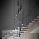Axyaa Modern LED Pendant Chandelier for Stylish Living Room Lighting