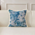 Axyaa Retro Cotton & Linen Throw Pillowcase 45x45 - Yarn-Dyed Jacquard Cover
