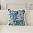 Axyaa Retro Cotton & Linen Throw Pillowcase 45x45 - Yarn-Dyed Jacquard Cover