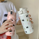 Axyaa Cute Cat Stainless Steel Insulated Thermos - Portable Leak-proof Drinkware