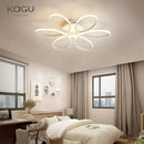 Axyaa Flower Ceiling Light: Nordic Warm LED for Bedroom, Living Room, Study & Restaurant.