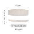 Axyaa Sushi Plate Set Ceramic Tableware BBQ Dim Sum Creative Strip Dish