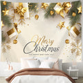 Axyaa Christmas Tapestry: Festive Holiday Party Decoration for Home Living Room Bed