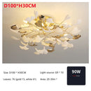 Axyaa Gingko Leaf Ceiling Lamp | Post-modern Designer LED Fixture for Home & Hotel