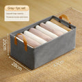 Axyaa Metal Frame Clothes Organizer Storage Box for Wardrobe Closet Organization