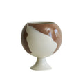 Cow Print Ceramic Vase by Axyaa - Flower Vessel for Desktop Decor