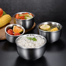 Axyaa Double-layer Insulated Stainless Steel Bowl for Kids' Meals