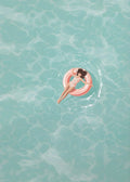 Nordic Summer Girl Pool Party Wall Art Print by Axyaa - Home Decor & Living Room Art