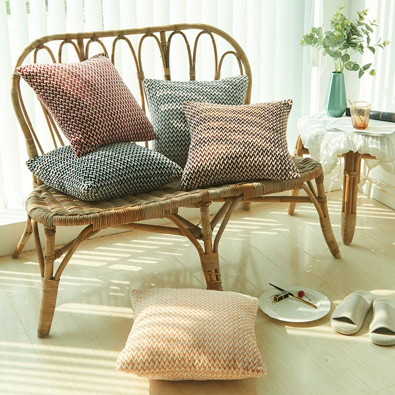 Axyaa Chevron Pattern Cushion Covers 45x45 for Home Decor
