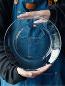 Axyaa 7" Tempered Glass Microwave Plate Set