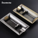 Axya Luxury Titanium Copper Cigar Ashtray - Stylish Metal Ash Tray for Home and Office