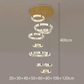 Axyaa Crystal Chandelier Stair Pendant Lamp Living Room Pendant Lights Interior Lighting